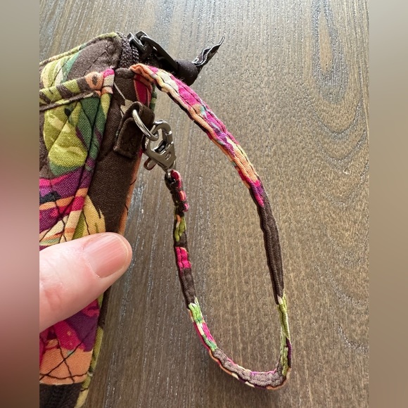Vera Bradley wristlet wallet Brown Floral‎ - Picture 6 of 13